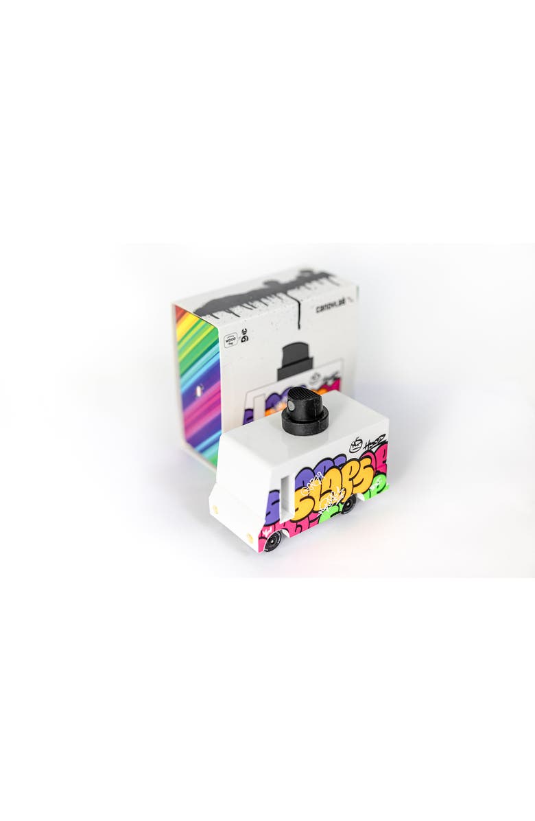 CANDYLAB TOYS Black Graffiti Van, Alternate, color, Multi