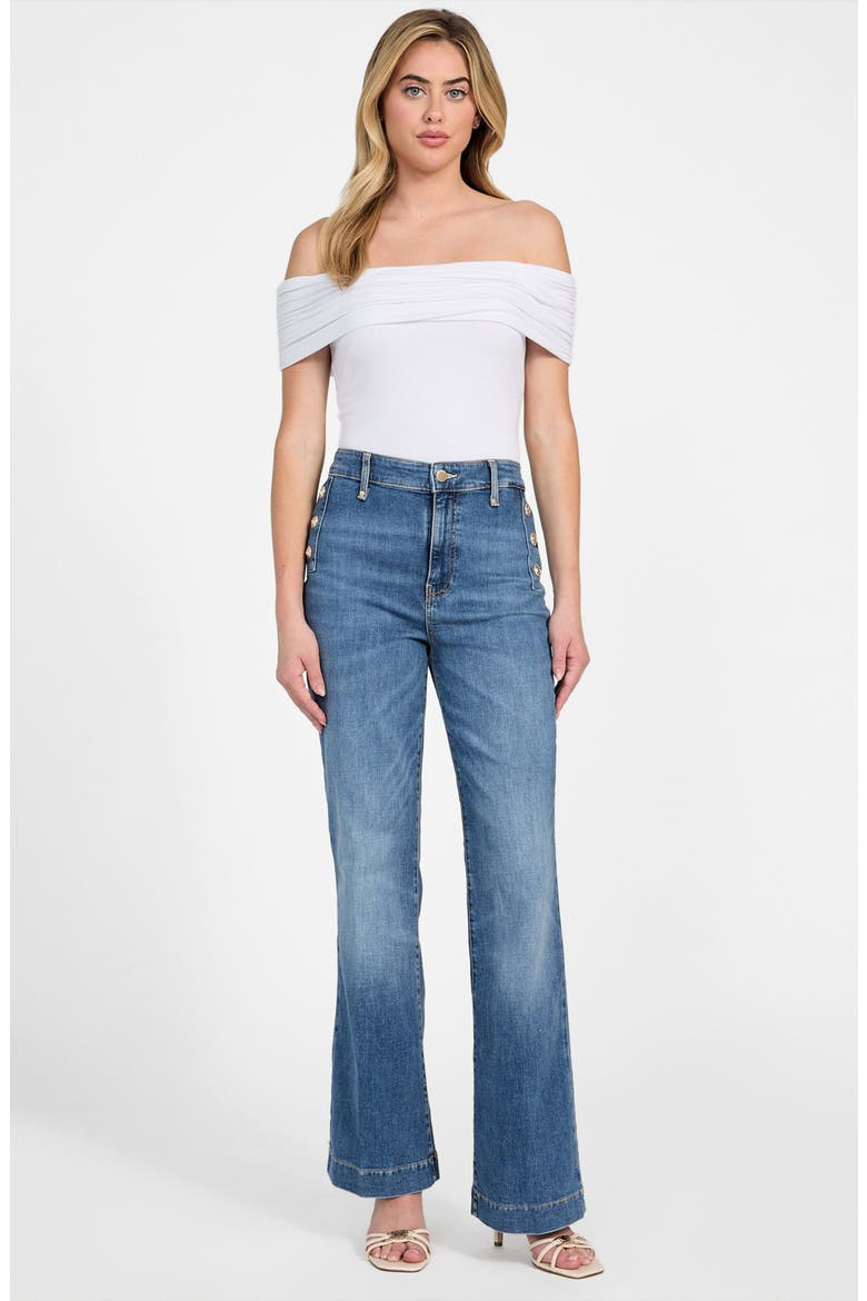 New Faye High Waist Flare Leg Jeans, Alternate, color, SIMPLICITY
