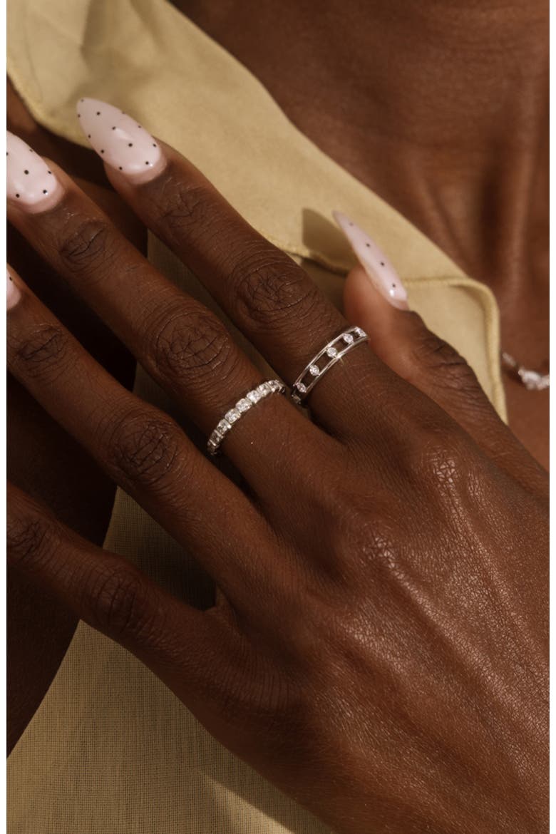 Dew Drop Stacking Ring, Alternate, color, Silver