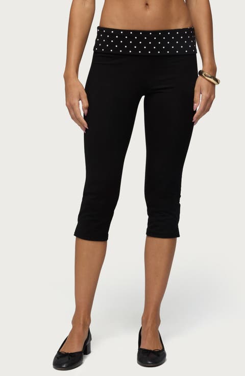 Genni Foldover Capri Pants