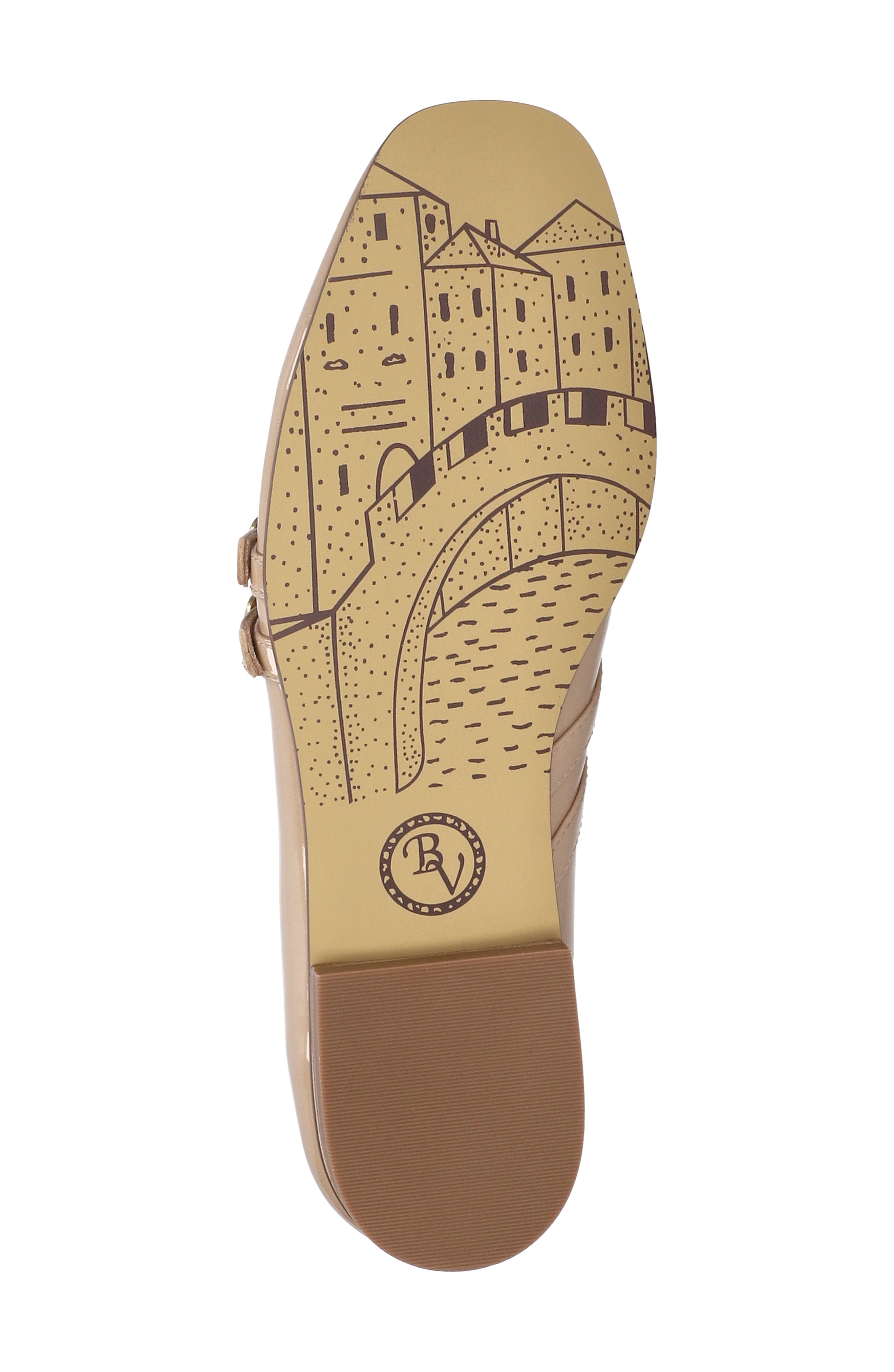Davenport Double Strap Mary Jane, Alternate, color, NUDE PATENT