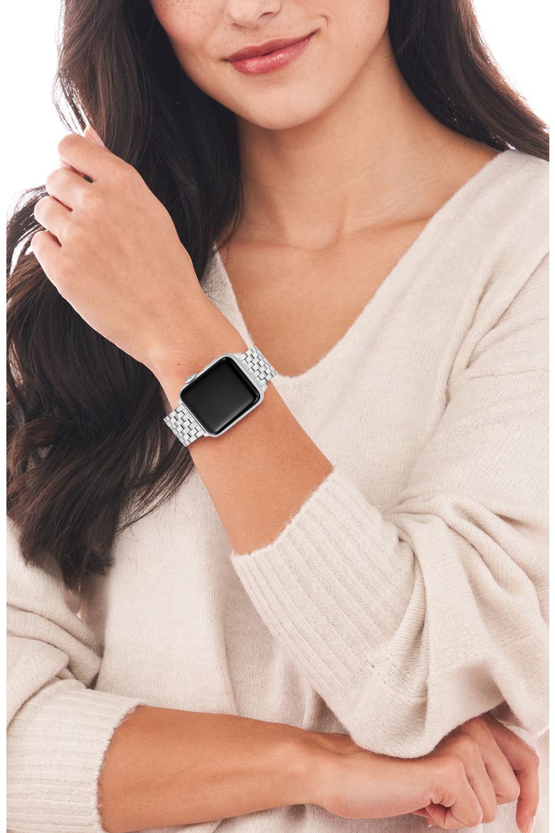 20mm Apple Watch® Bracelet Watchband, Alternate, color, CHROME