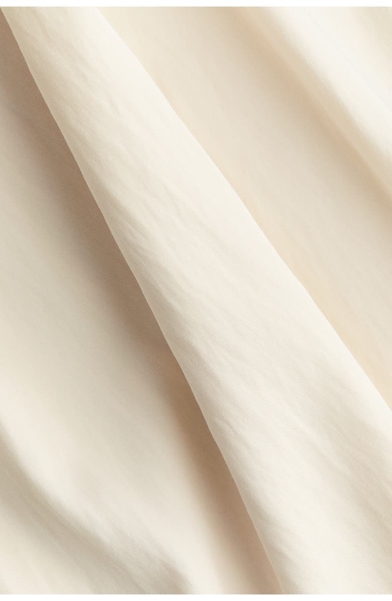 H&M Ruched Halterneck Dress, Alternate, color, Cream