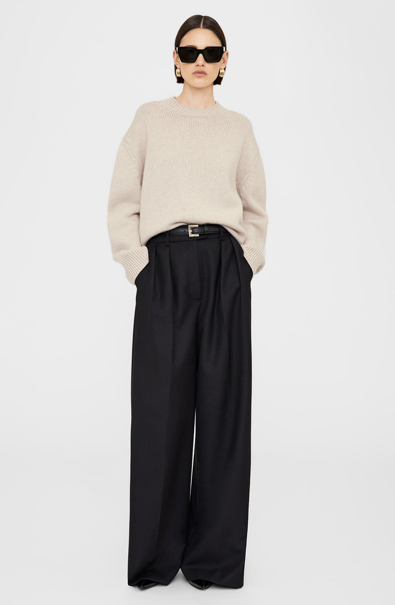 ANINE BING Rosie Sweater, Alternate, color, Oatmeal