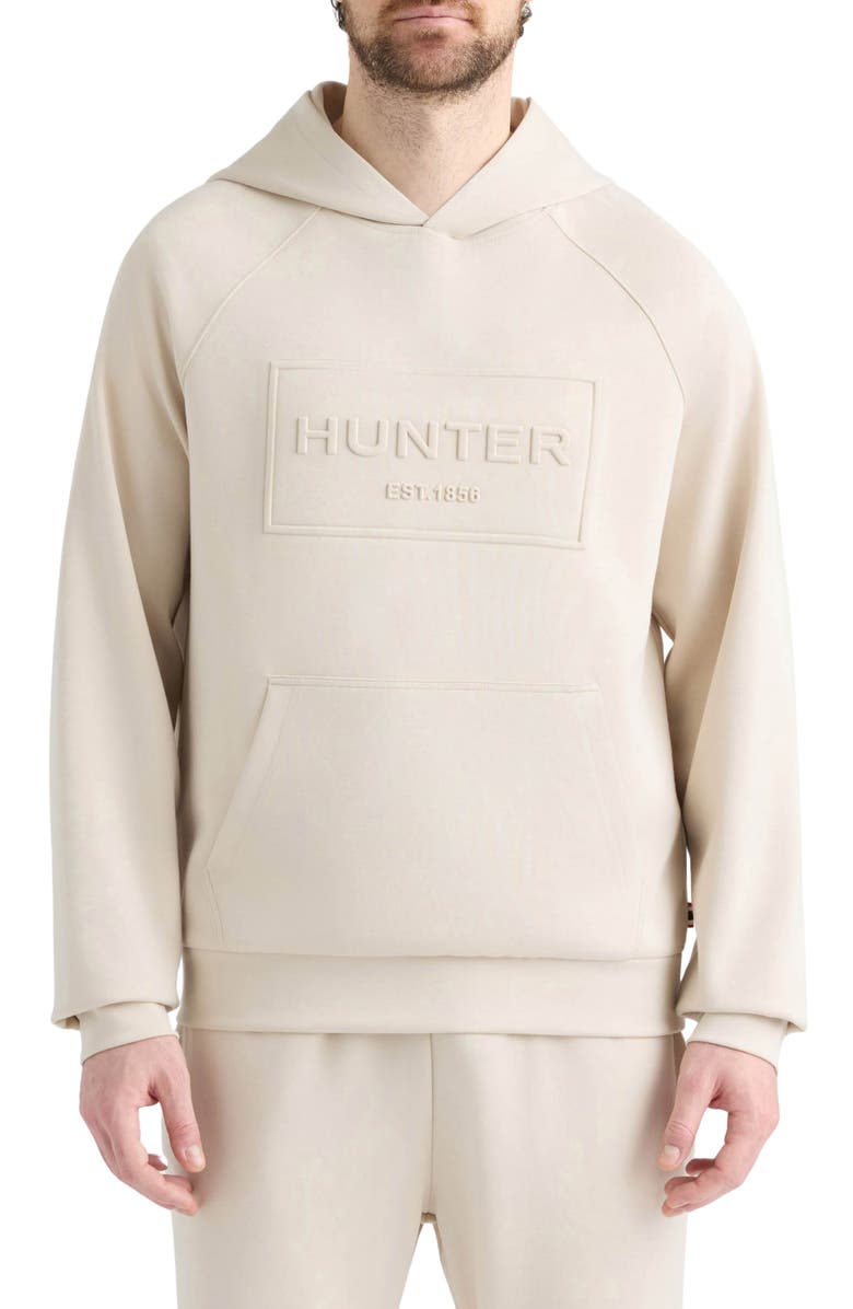 Hunter Alfie Scuba Hoodie, Main, color, Pumice Stone
