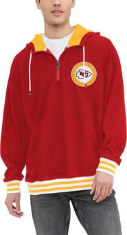 Tommy Hilfiger Men's Tommy Hilfiger Red Kansas City Chiefs Aaron Quarter-Zip Hoodie