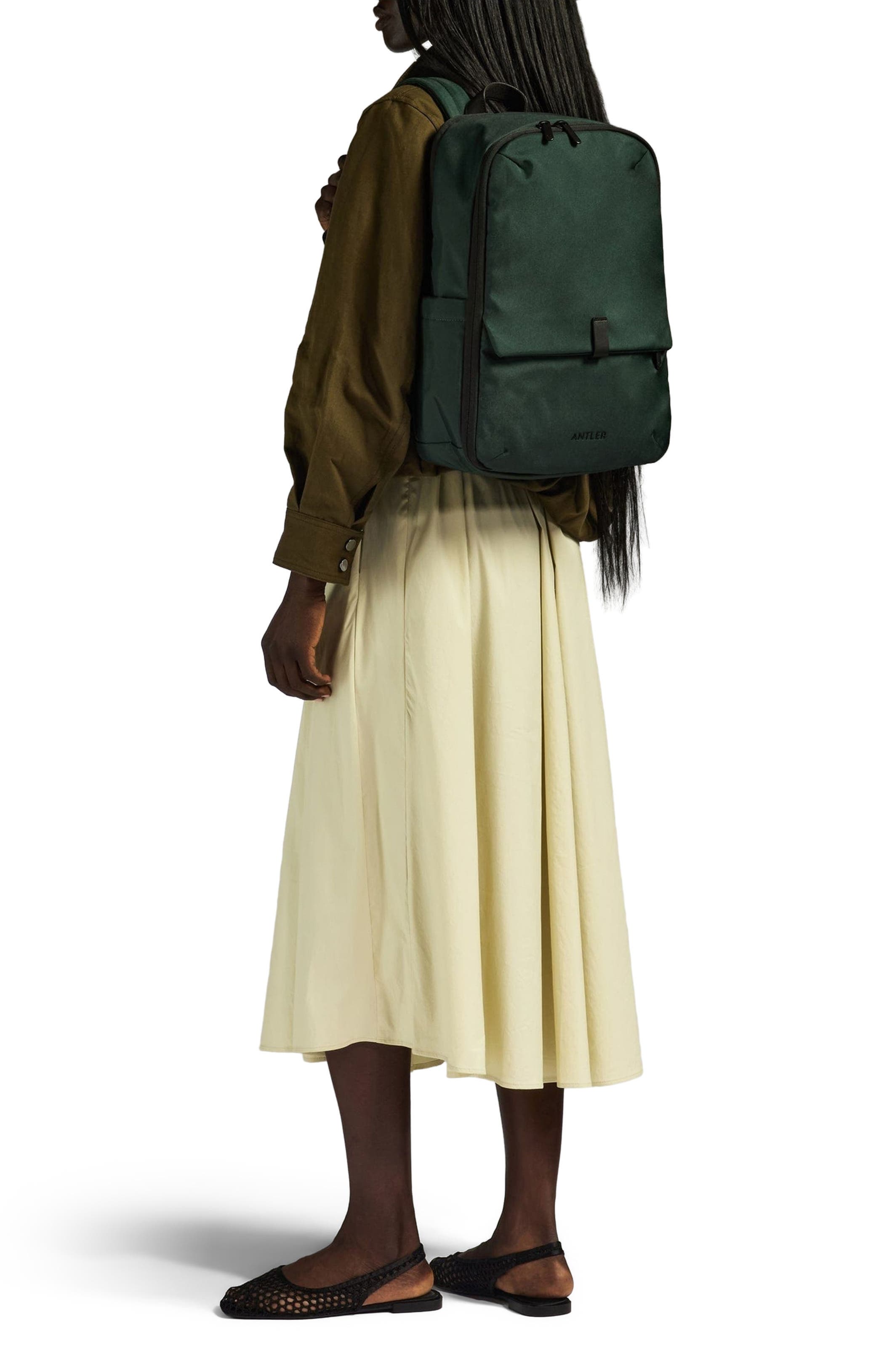 Backpack - City Light, Alternate, color, Dark Forest Green