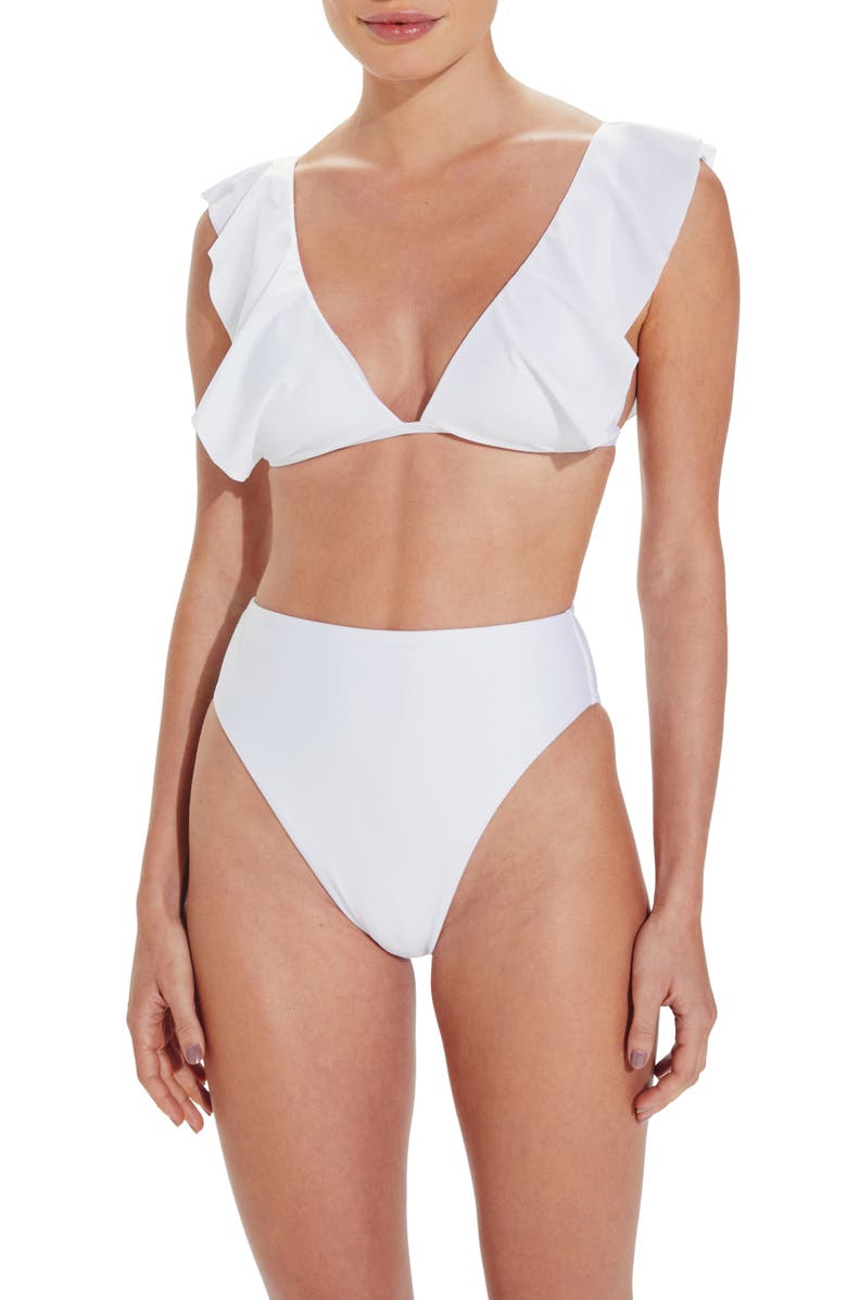 ViX Paula Hermanny Gigi Hot Solid Bikini Bottoms, Alternate, color,