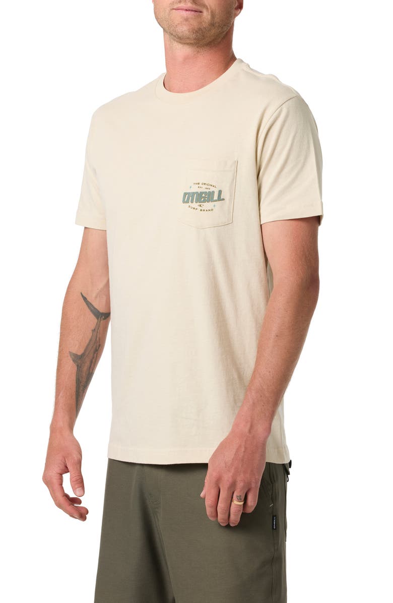 O'Neill Name Badge Pocket Graphic T-Shirt, Alternate, color,