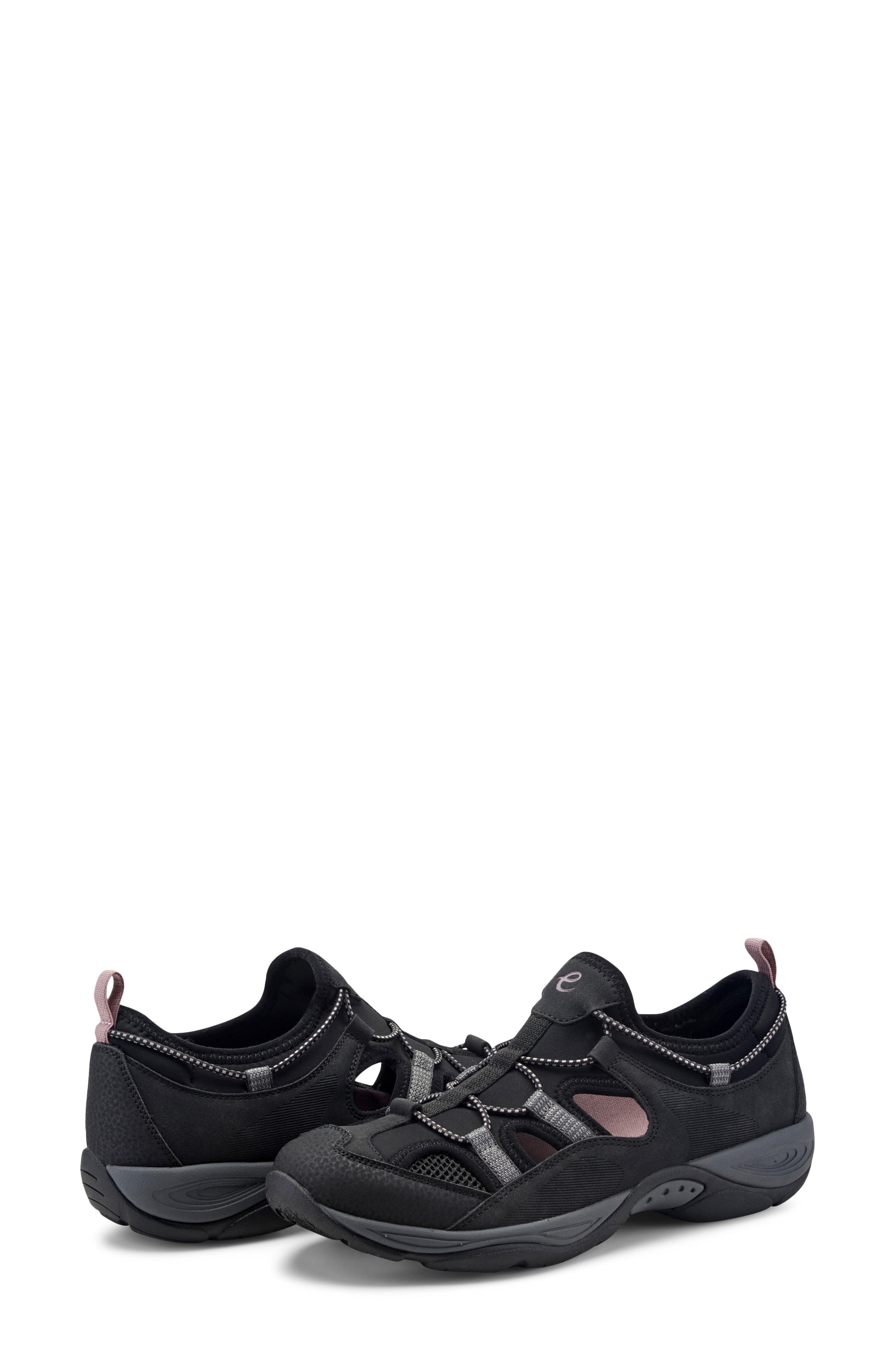 Easy Spirit Everete Sneaker, Alternate, color, Black