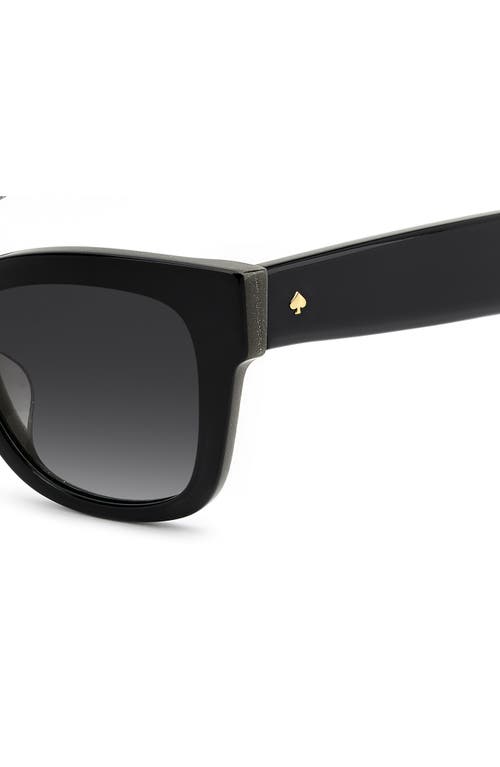 Kate Spade New York Aimee 50mm Cat Eye Sunglasses In Black