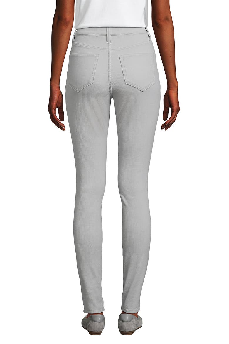 Slender High Rise Corduroy Skinny Pants, Alternate, color, Light Mist