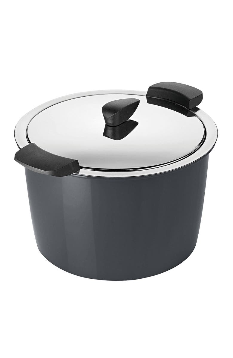 Kuhn Rikon Hotpan Stainless Steel Cooking Pot with Insulated Bowl, 5.3-Quart, Main, color, Gray