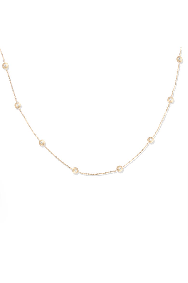 Evolve Station Necklace, Alternate, color, Diamond-Gold