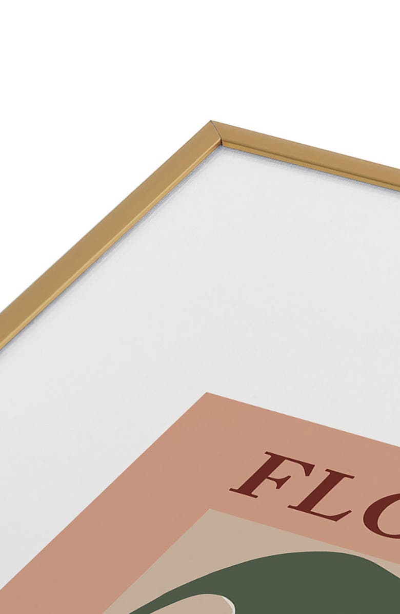 Deny Designs Flower Market Framed Art Print, Alternate, color, Pink