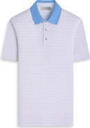 Bugatchi Three-Button Performance Polo