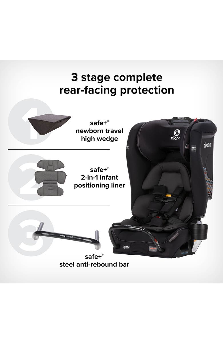 Diono Radian 3RXT Safe+<sup>®</sup> All-in-One Convertible Car Seat, Alternate, color,