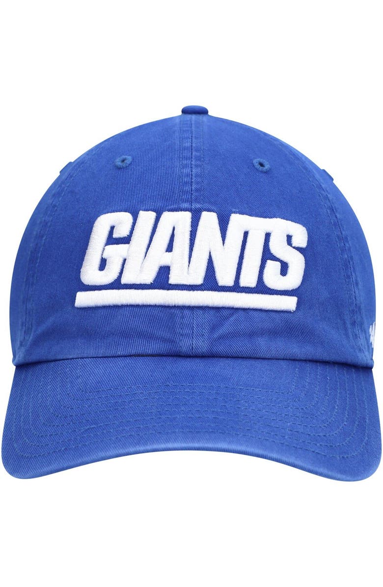 '47 Men's '47 Royal New York Giants Clean Up Script Adjustable Hat, Alternate, color, Royal