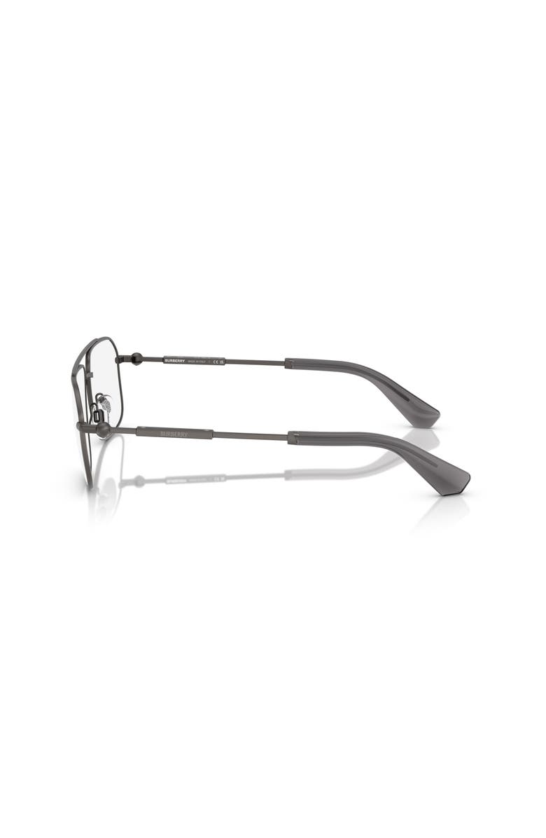 Burberry 58mm Rectangle optical glasses, Alternate, color, Grey