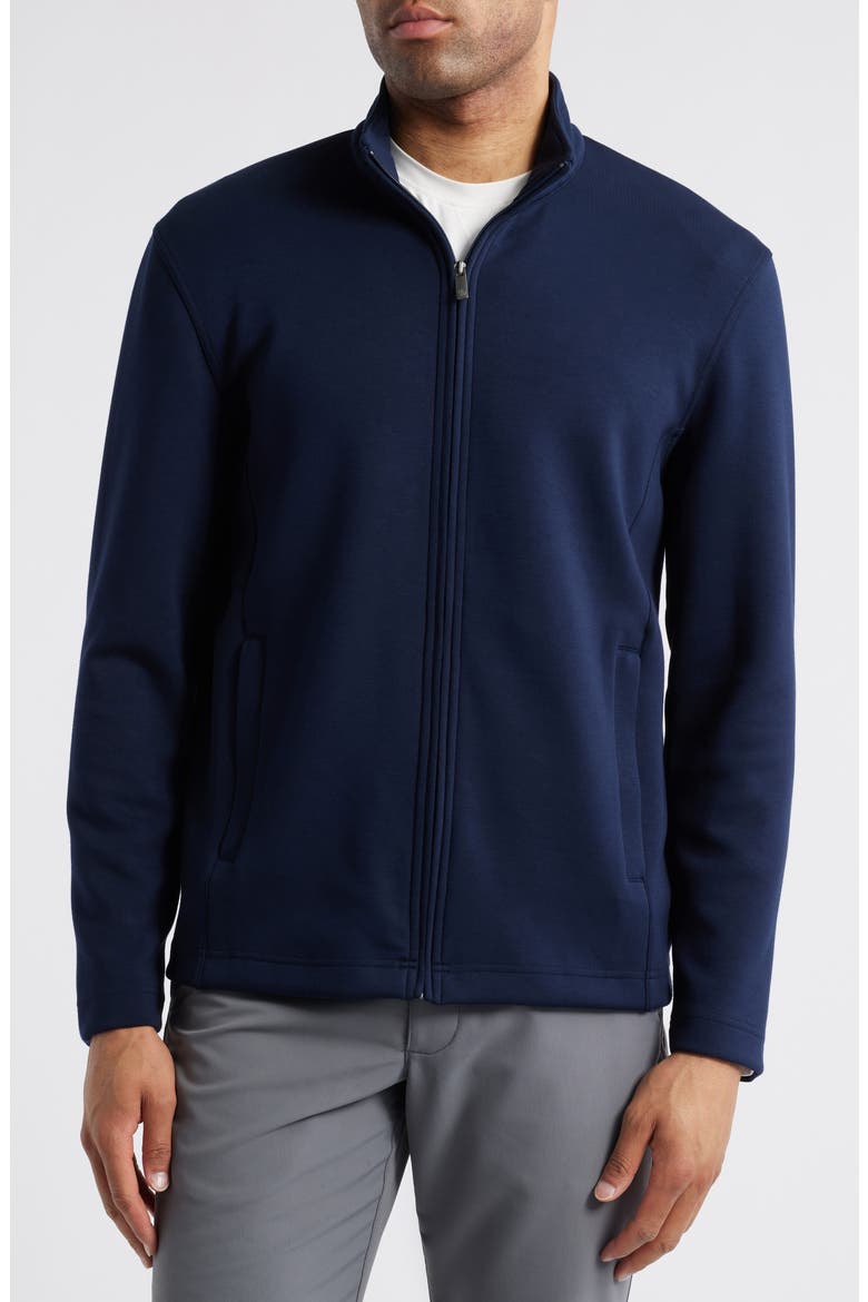 Zip-Up Sweatshirt, Alternate, color, NAVY