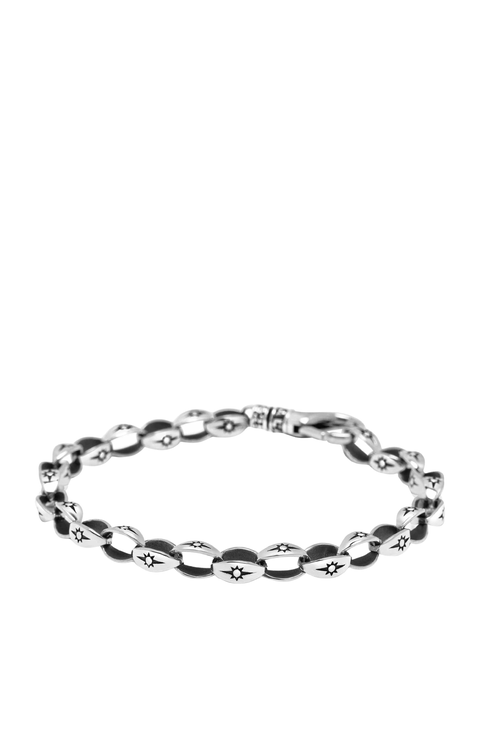Sterling Silver Star Link Bracelet
