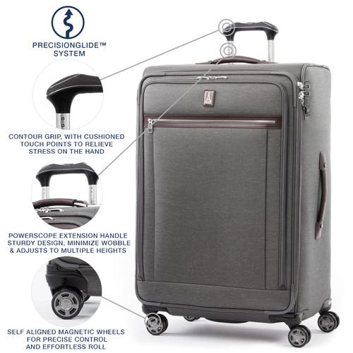 Travelpro Platinum Elite Softside Expandable Large 29-inch Checked Luggage In Vintage Grey