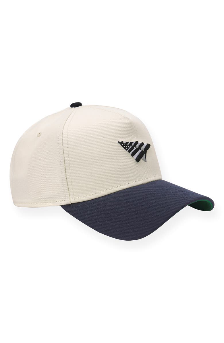 PAPER PLANES Logo 9FORTY A-Frame Snapback Cap, Alternate, color, Chrome White/ Black