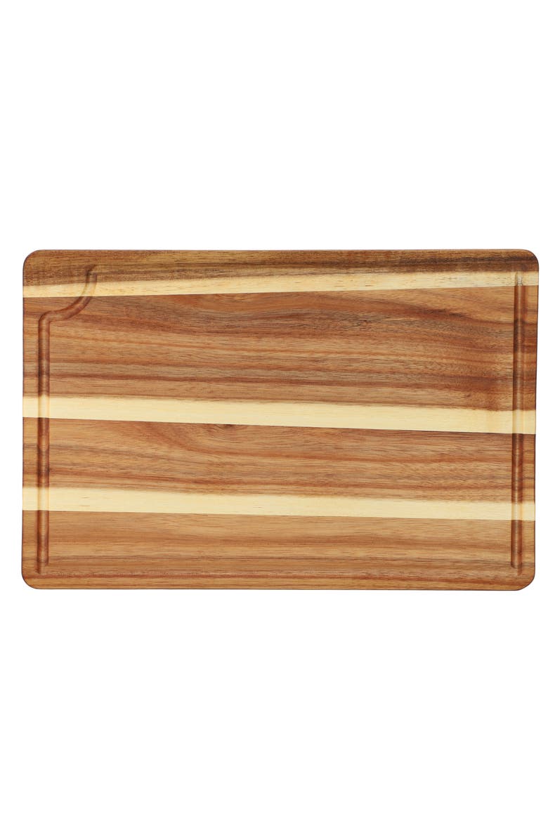 Megachef 3 Piece Acacia Wood Cutting Board Set, Alternate, color, Acacia