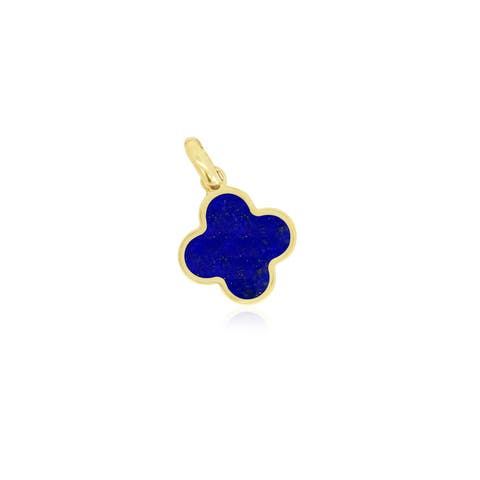 Lapis Clover Charm
