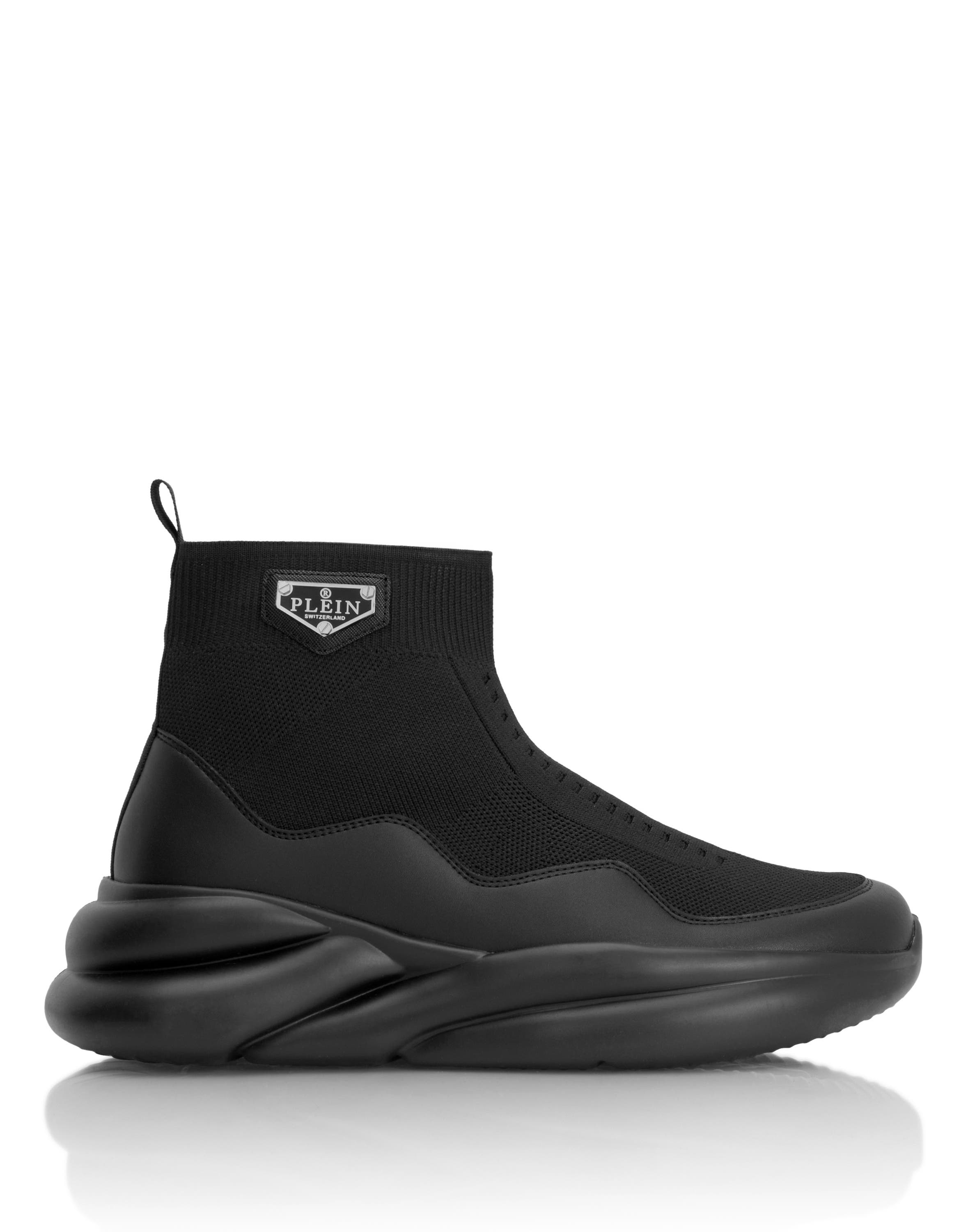 Runner Sock Skywalker Unisex, Alternate, color, black/black