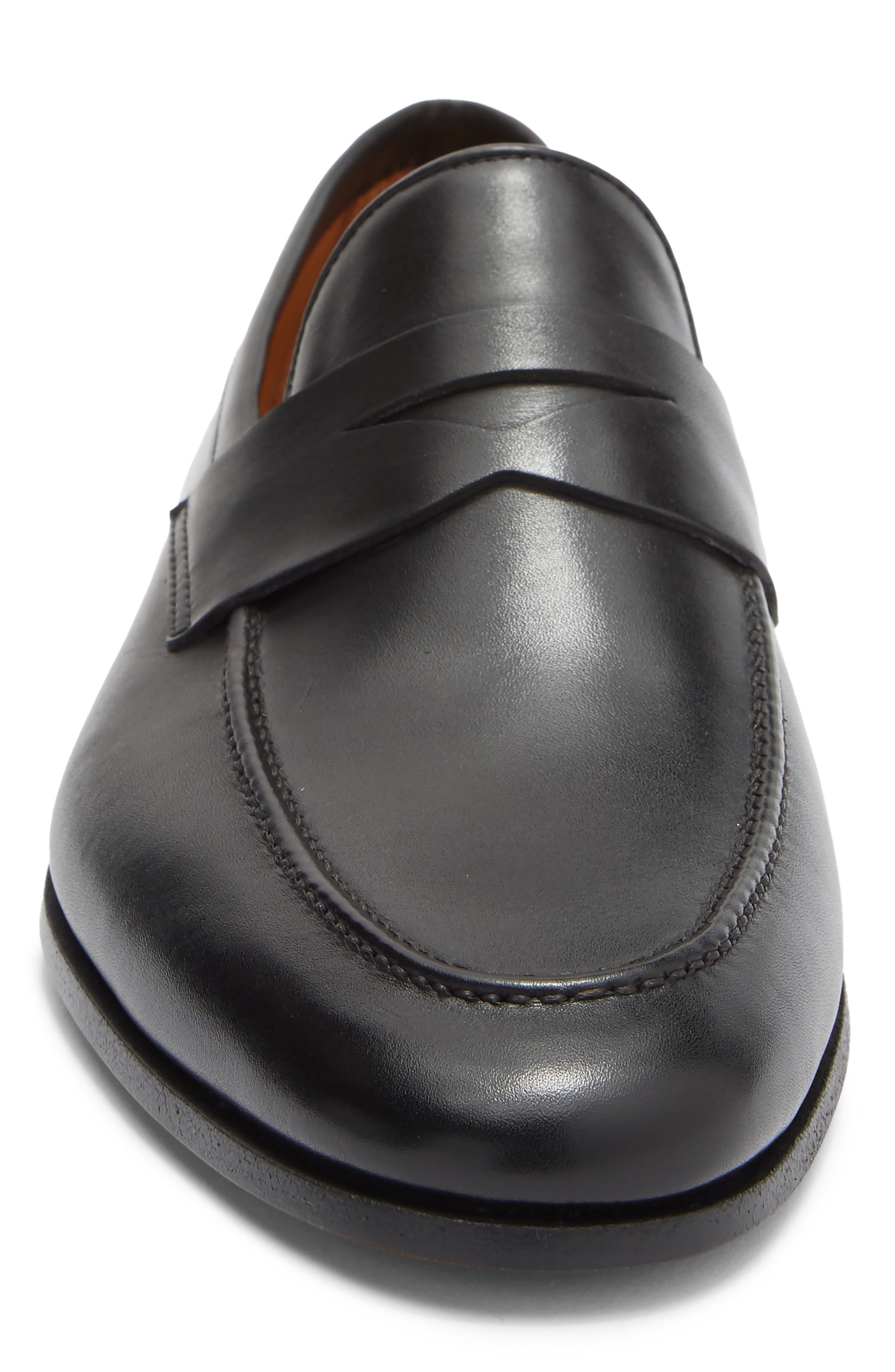 Magnanni Diezma Penny Loafer, Alternate, color, Black
