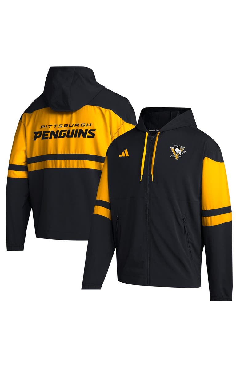 adidas Men's adidas  Black Pittsburgh Penguins Full-Zip Hoodie, Alternate, color, 