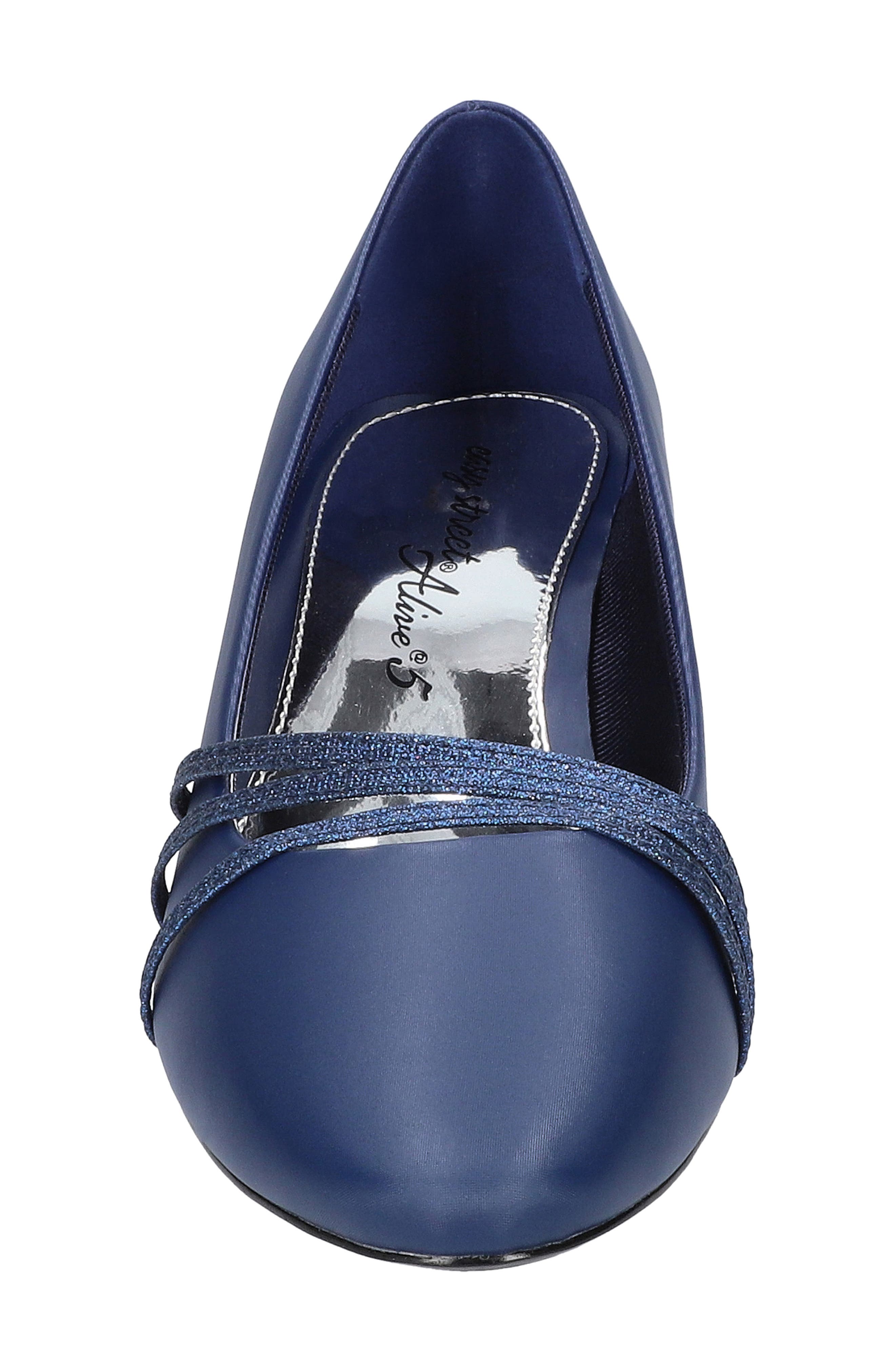 Cristiny Pump, Alternate, color, NAVY SATIN