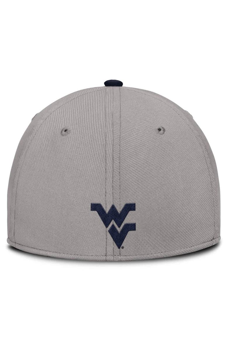 Nike Men's Nike Gray West Virginia Mountaineers Rise Prep Performance Flex Hat, Alternate, color, Gray