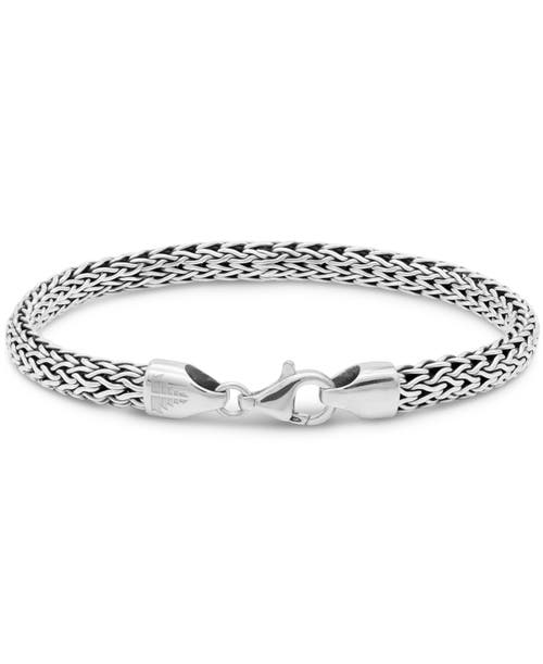 Devata Dragon Bone Oval Chain Bracelet In Metallic