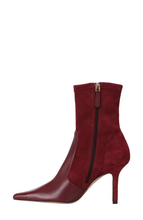 Hugo Boss Boss Safra Pointed Toe Bootie In Red