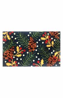 R16 HOME Happy Holly Doormat