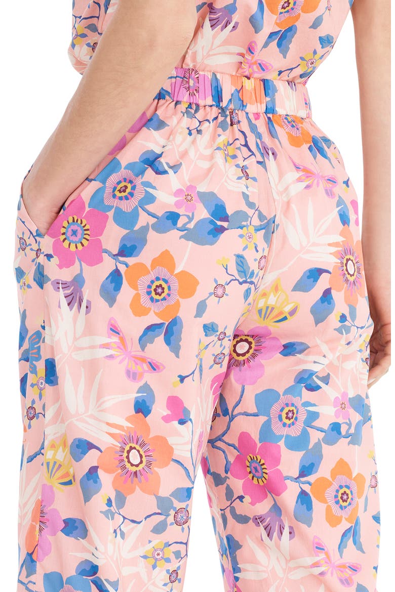Liberty® Tana Lawn Wide-Leg Crop Pants, Alternate, color, PAVILION PINK MULTI