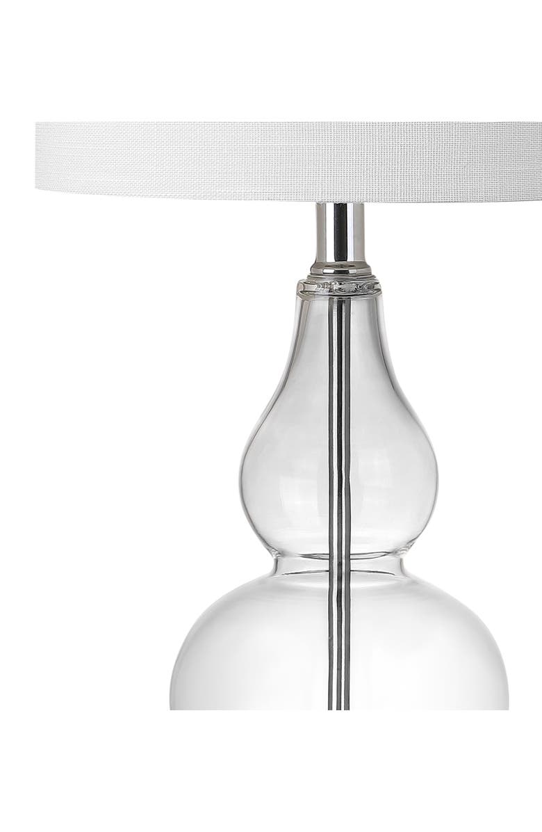 JONATHAN Y Anya Mini Glass Table Lamp, Alternate, color, Clear