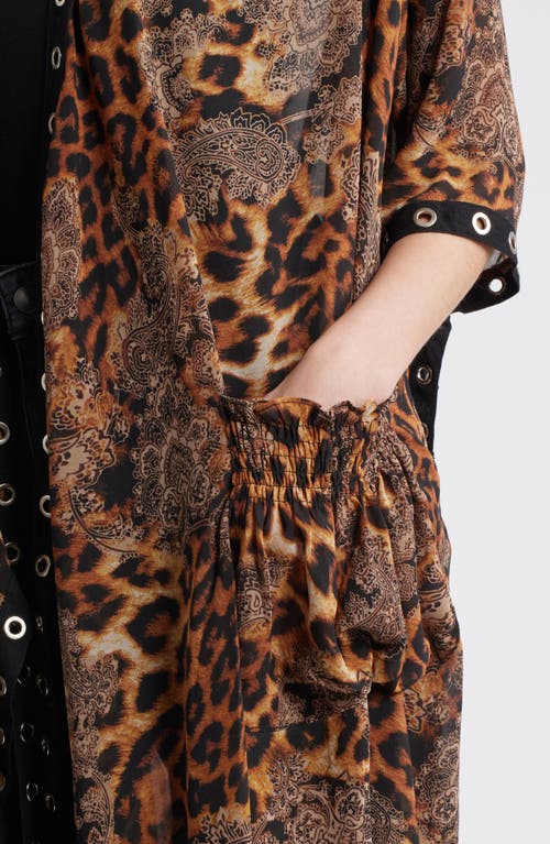 Shop Nikki Lund Ellie Grommet Asymmetric Cardigan
