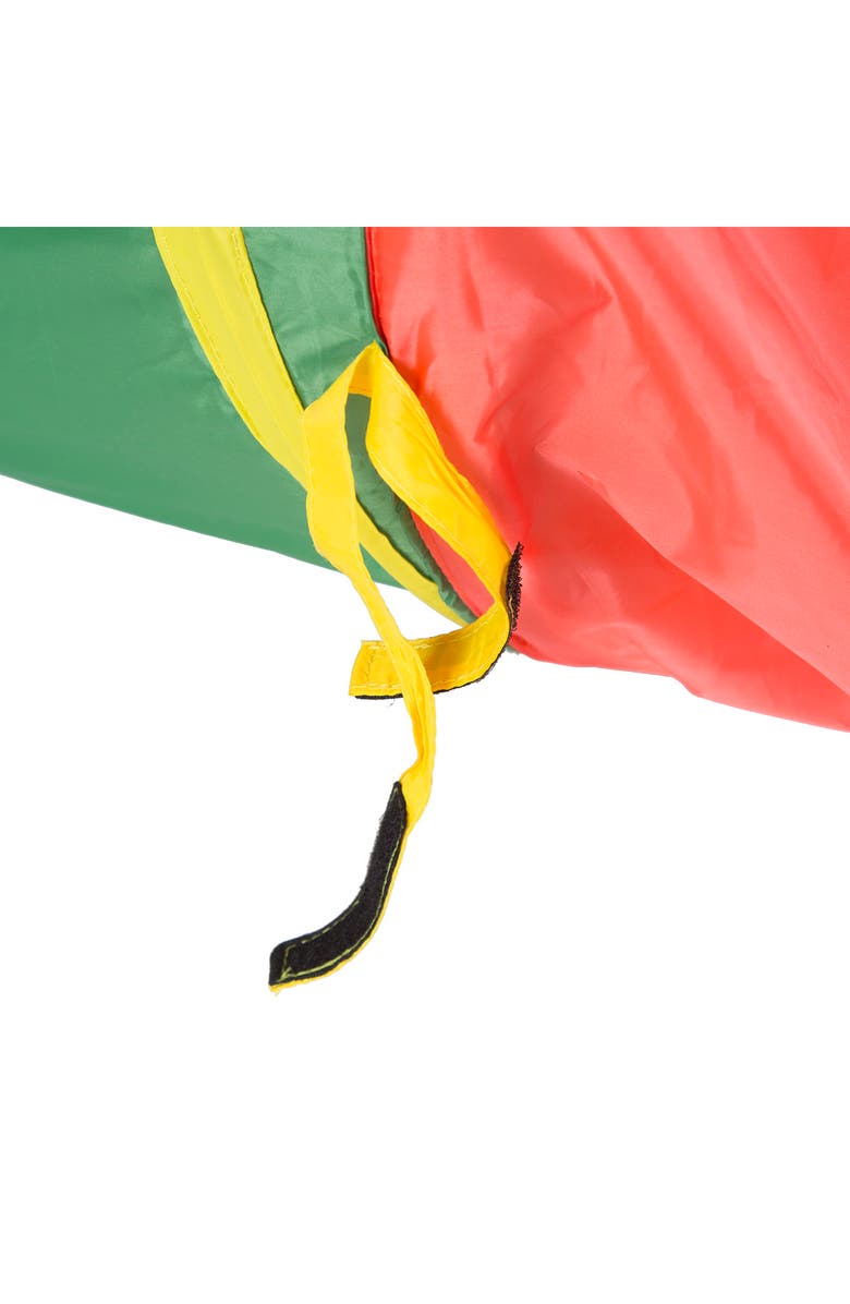 Pacific Play Tents Find Me 6-Foot Multicolor Play Tunnel, Alternate, color, Red Blue Green Yellow