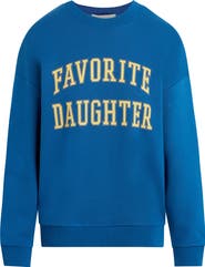 Favorite Daughter Collegiate Cotton Blend Sweatshirt