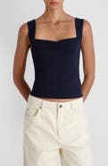 French Connection Maisie Sweetheart Neck Jersey Tank
