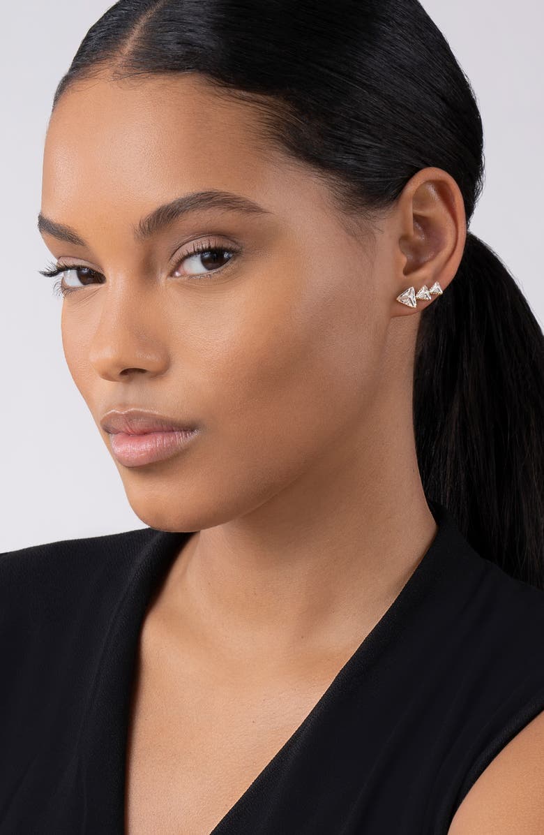 LAGOS Graduated Diamond Pyramid Ear Crawlers, Alternate, color, 