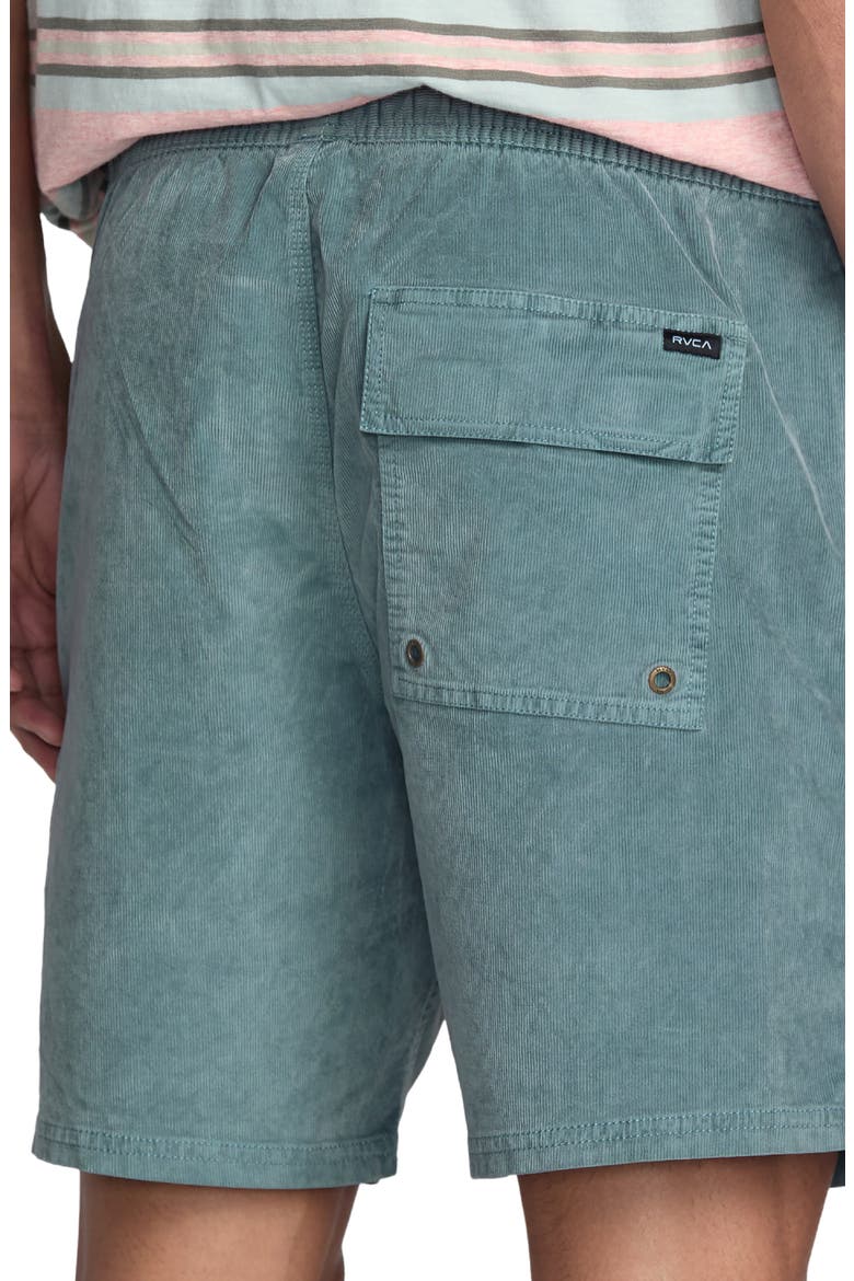 Escape Drawstring Cotton Walking Shorts, Alternate, color, LEAD