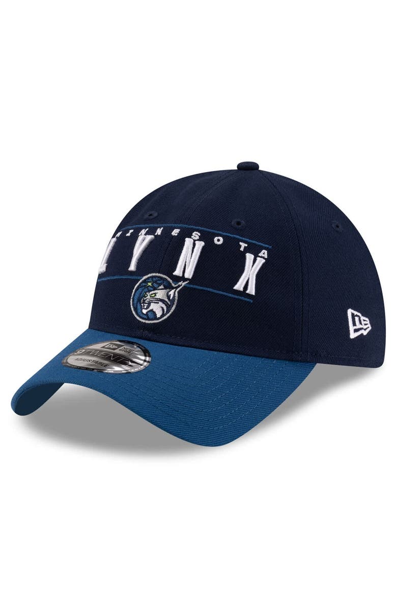 New Era Unisex New Era Navy/Blue Minnesota Lynx 2025 WNBA Draft 9TWENTY Adjustable Hat, Main, color, 