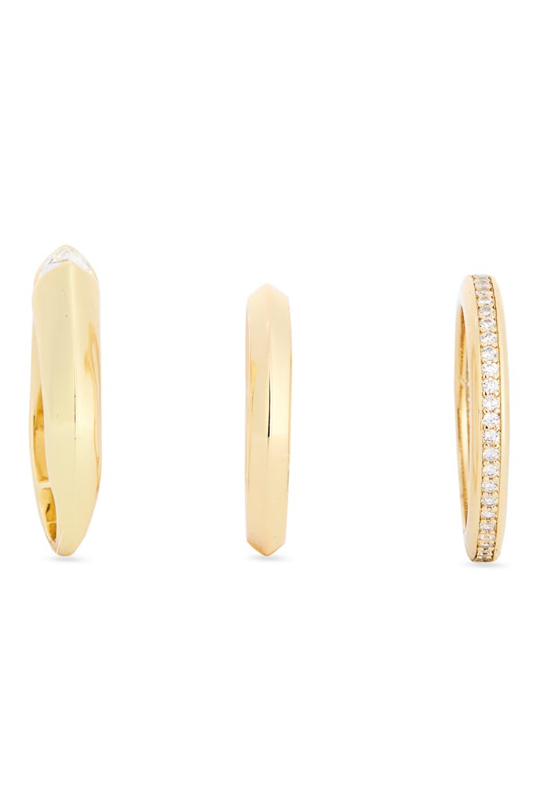 3-Pack Open Bezel Rings, Alternate, color, GOLD