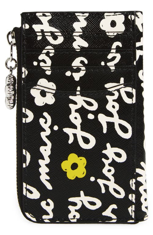 Marc Jacobs The Joy Top Zip Multi Snapshot Wallet In Metallic