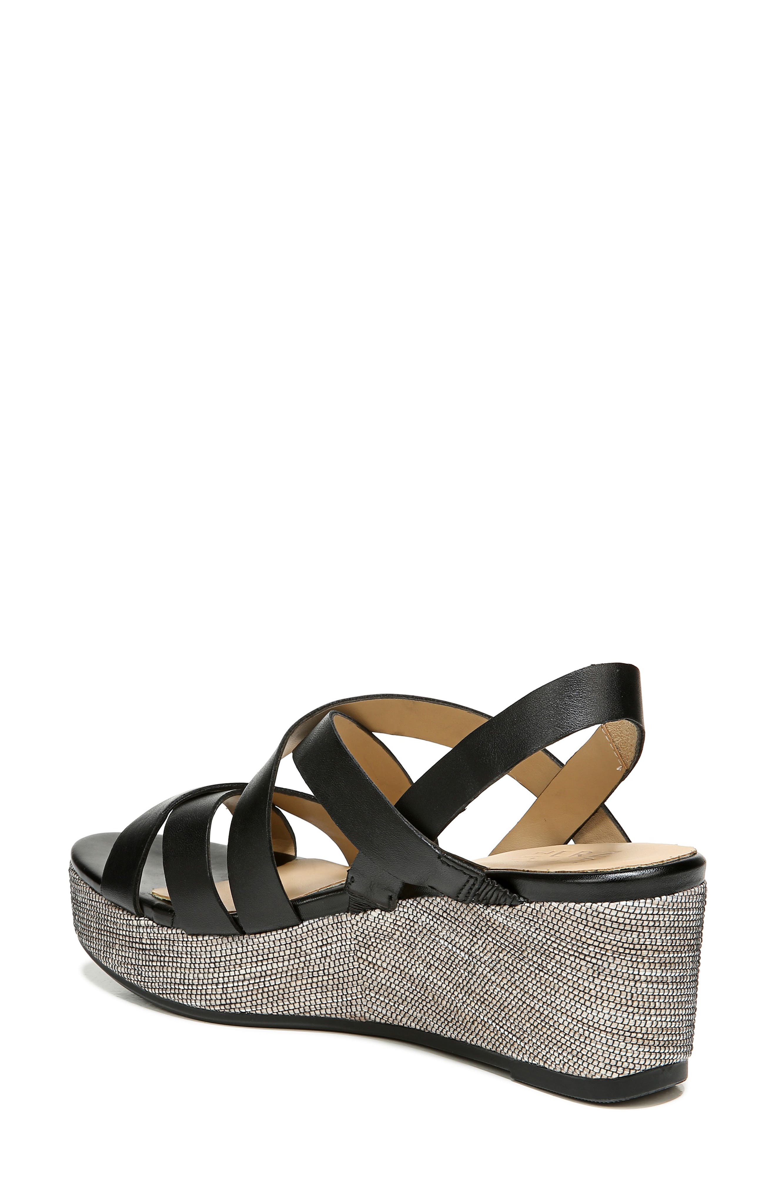 Naturalizer Unique Platform Wedge Sandal, Alternate, color, 