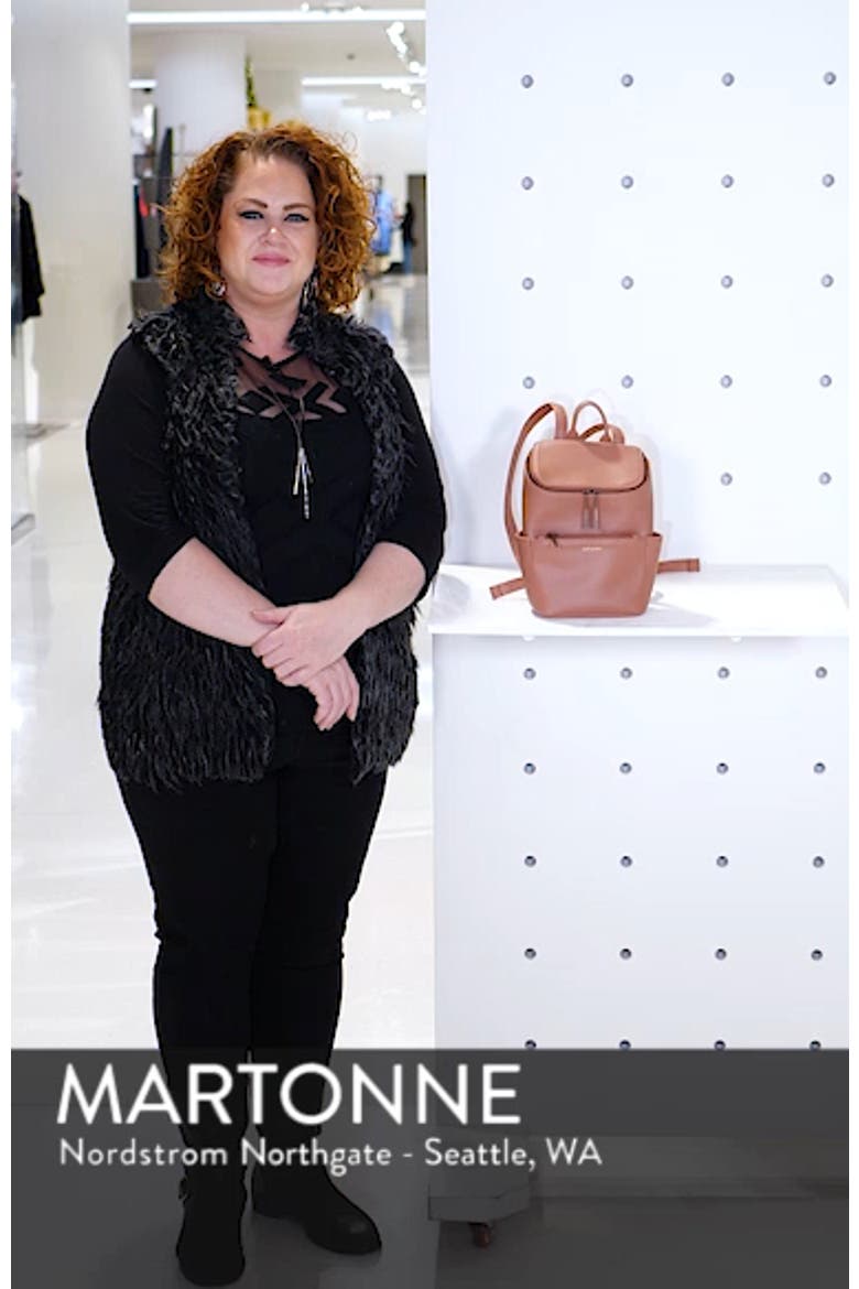 Mini Brave Faux Leather Backpack video